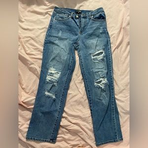 Fashion Nova Mom Rip Jeans